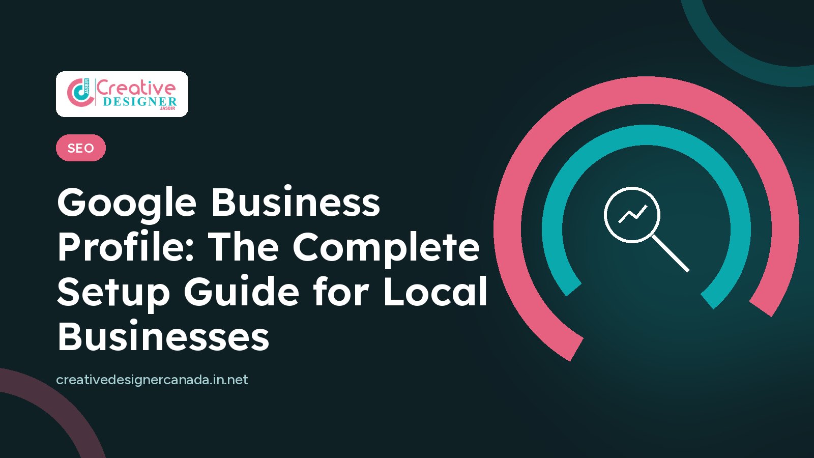 Cover graphic: Google Business Profile setup guide for local businesses