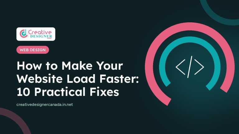 Cover graphic: how to make your website load faster, 10 practical fixes